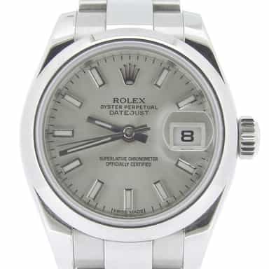 Ladies Rolex Stainless Steel Datejust Silver 179160 (SKU G596182AMT)