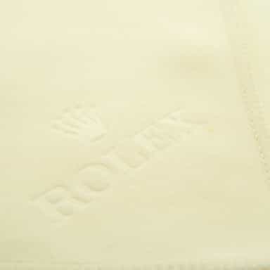 New Rolex White Cream Watch Cleaning Polishing Cloth (SKU ROLPOLCLON)