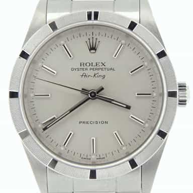 Mens Rolex Stainless Steel Air-King Silver  14010 (SKU P287962NCMT)