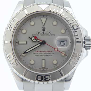 Mens Rolex Stainless Steel & Platinum Yacht-Master  16622 (SKU P418976NMT)