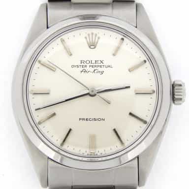 Mens Rolex Stainless Steel Air-King Silver  5500 (SKU 2271206CMT)