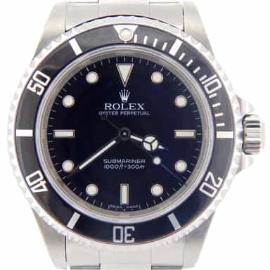 Mens Rolex Stainless Steel Submariner Black  14060M (SKU F726292MNNMT)