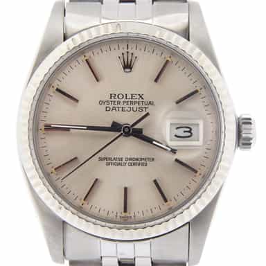 Mens Rolex Stainless Steel Datejust Silver 16014 (SKU 8667440MT)