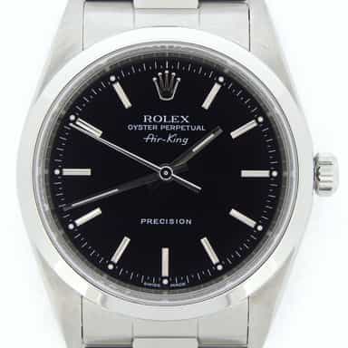 Mens Rolex Stainless Steel Air-King Black  14000M (SKU K967703CMT)