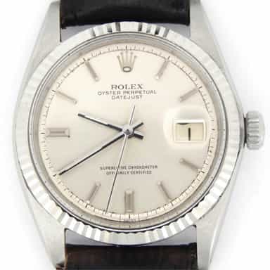 Mens Rolex Stainless Steel Datejust Silver  1601 (SKU 3761210NBCMT)