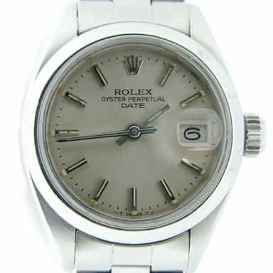 Ladies Rolex Stainless Steel Date Silver  6916 (SKU 3911137MT)