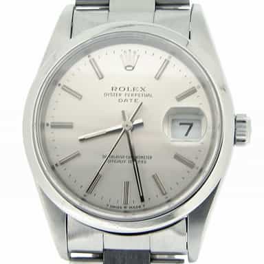 Mens Rolex Stainless Steel Date Silver  15200 (SKU X843588)