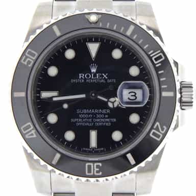 Mens Rolex Stainless Steel Submariner Black 116610 (SKU 9765411NNMT)