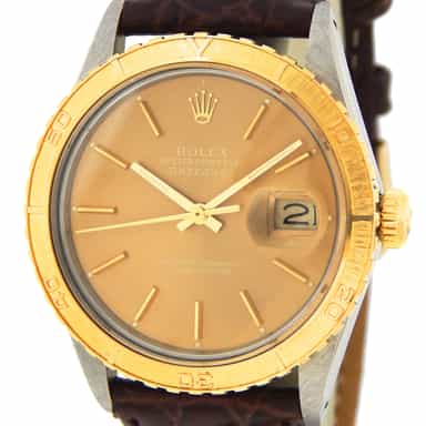 Mens Rolex Two-Tone Datejust Turn-O-Graph Bronze 16253 (SKU 8696960MT)