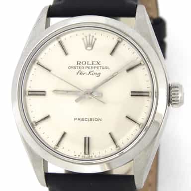 Mens Rolex Stainless Steel Air-King Silver  5500 (SKU 7459717MT)