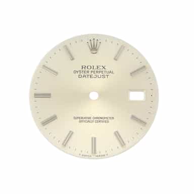 Pre Owned Mens Rolex Silver Datejust Dial (SKU DIAL0001)