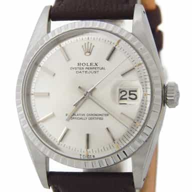 Mens Rolex Stainless Steel Datejust Silver  1603 (SKU 1627112AMT)