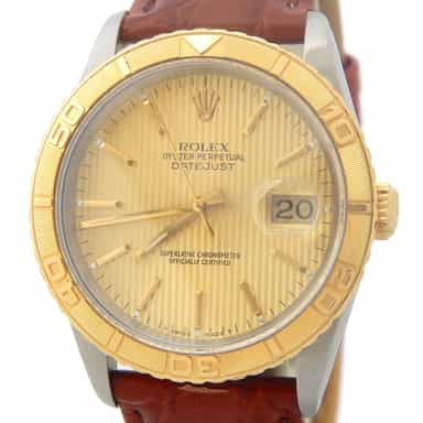 Mens Rolex Two-Tone Datejust Turn-O-Graph 16263 (SKU L864189RAMT)