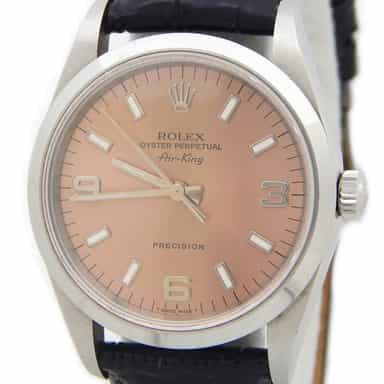 Mens Rolex Stainless Steel Air-King Salmon 14000 (SKU U879615LAMT)