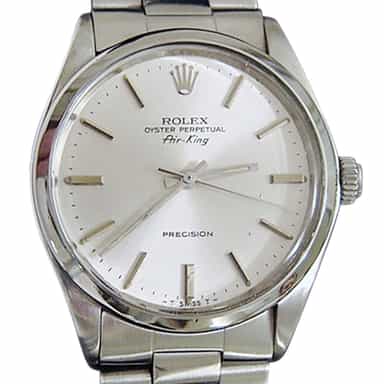 Mens Rolex Stainless Steel Air-King Silver 5500 (SKU 5018102CMT)