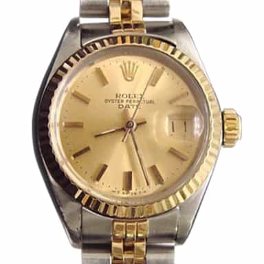 Ladies Rolex Two-Tone Date Silver  6917 (SKU 673MT)