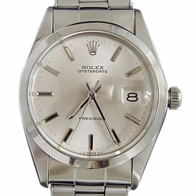 Mens Rolex Stainless Steel Oysterdate Silver  6694 (SKU 2057016BCMT)