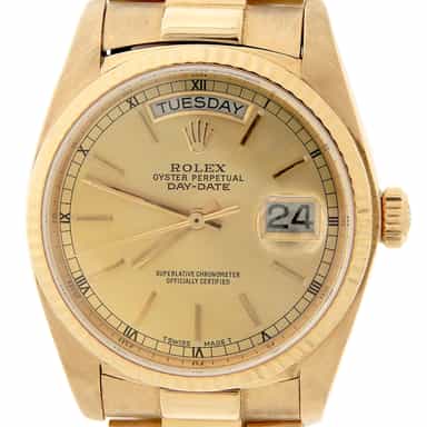 Mens Rolex 18K Gold Day-Date President Watch Ref. 18038 (SKU 8198863AMT)