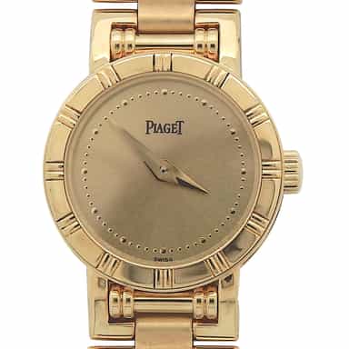 Ladies 18k Yellow Gold Piaget Dancer Model Ref. 5963K81 with Gold Dial (SKU PIAGETGAMT)