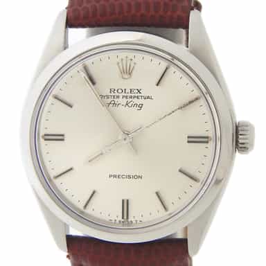 Mens Rolex Stainless Steel Air-King Silver Dial 5500 (SKU 7299303BRAMT)