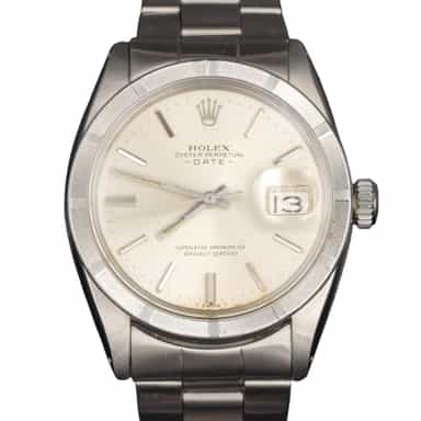 Mens Rolex Stainless Steel Date Watch Silver Dial 1501 (SKU 914078FPAMT)