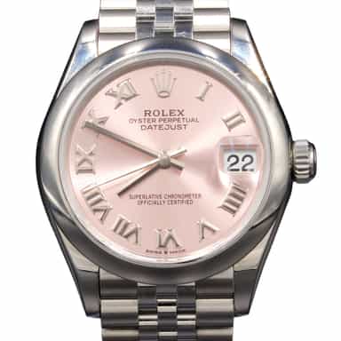 Mid-Size Rolex Datejust SS Watch with Jubilee Band Salmon Dial 278240 (SKU Y93649T4AMT)