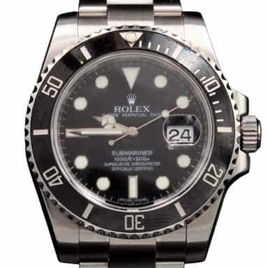 Mens Rolex Stainless Steel Submariner Watch Ref. 116610 Black Dial with Rolex Card (SKU 35Z839K7CAMT)