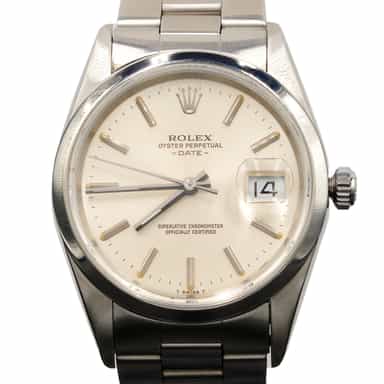 Mens Rolex Stainless Steel Date Watch Silver Dial 15200 (SKU X613981FPAMT)