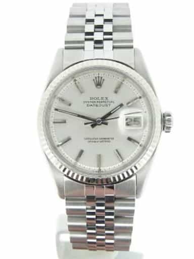 Mens Rolex Stainless Steel Datejust Silver  1601 (SKU 1599807BCMT)