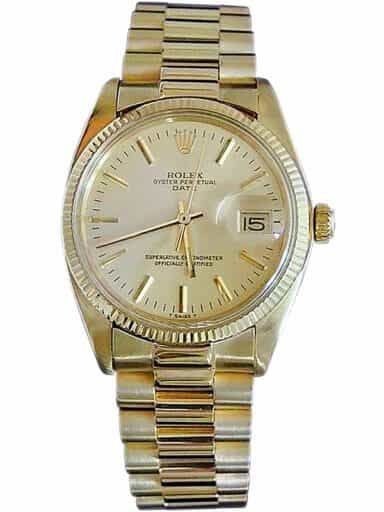 Mens Rolex 14K Yellow Gold Date Model 1503 Watch Champagne Dial (SKU 5834904BMT)