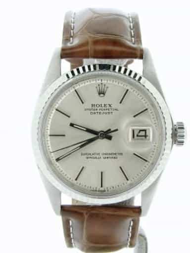 Mens Vintage Rolex Stainless Steel Datejust Watch Ref. 1601 (SKU 3859022NBCMT)