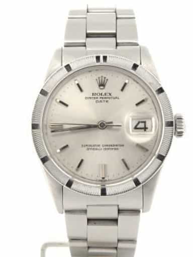 Mens Rolex Stainless Steel Date Silver  1501 (SKU 161V8583MT)