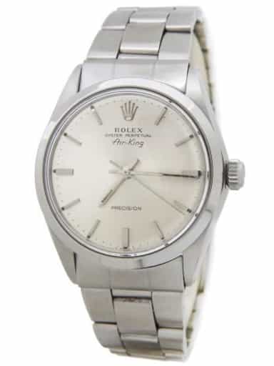 Mens Rolex Stainless Steel Air-King 5500 Silver (SKU 1828364AMT)
