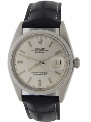 Mens Rolex Stainless Steel Datejust Silver 1603 (SKU 3287721AMT)