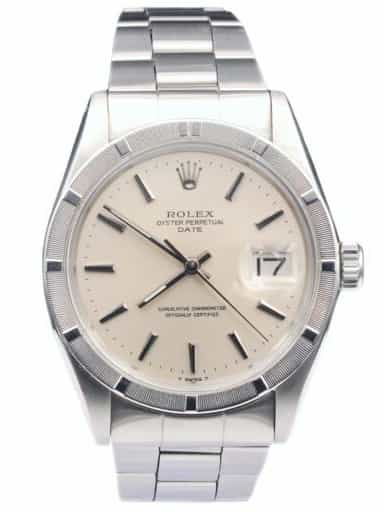 Mens Rolex Stainless Steel Date Watch with Silver Dial 1501 (SKU 3666109AMT)