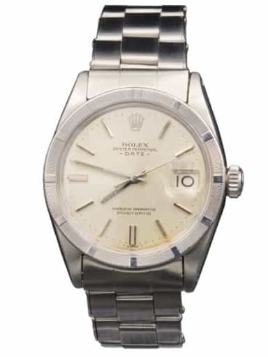 Mens Rolex Stainless Steel Date Watch Silver Dial 1501 (SKU 914078AMT)
