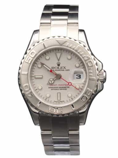 Ladies Rolex Stainless Steel & Platinum Yacht-Master  169622 (SKU D725144FPAMT)
