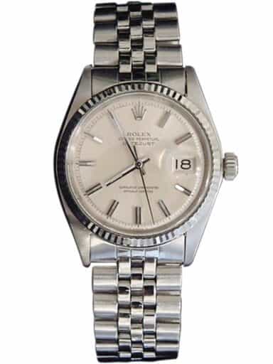 Mens Rolex Stainless Steel Datejust Silver 1601 (SKU 1973598BCMT)