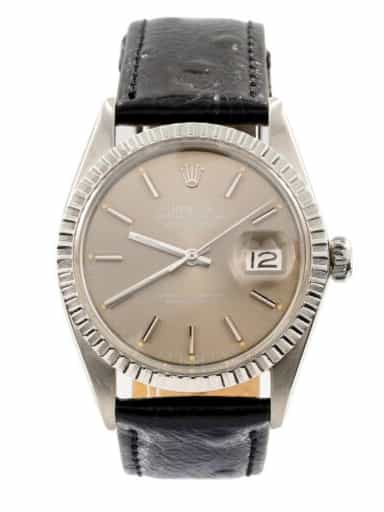 Mens Rolex Stainless Steel Datejust Watch Ref. 16030 Brownish Slate Dial (SKU 8193870AMT)