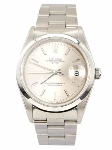 Mens Rolex Stainless Steel Date Watch Silver Dial 15200 (SKU T648760FPAMT)