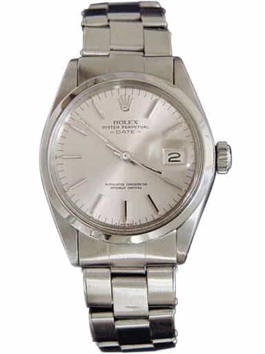 Mens Rolex Stainless Steel Date Silver  1500 (SKU 2561293DMT)