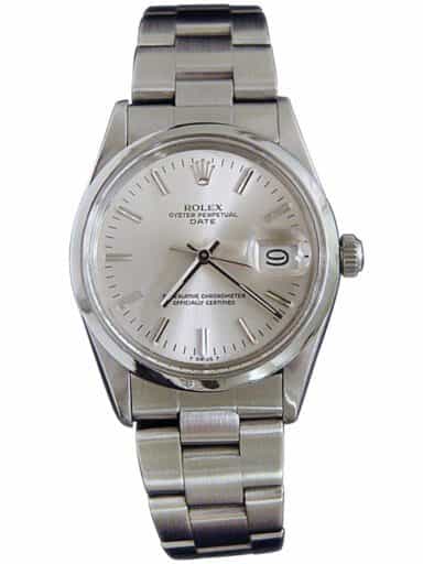 Mens Rolex Stainless Steel Date Silver  15000 (SKU 7440082MT)