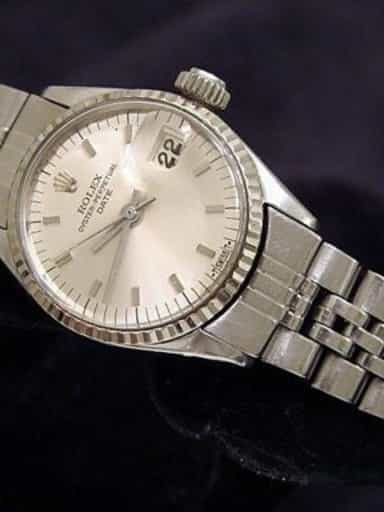 Ladies Rolex Stainless Steel Date Silver  6517 (SKU 1398516MT)
