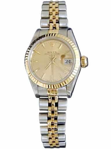 Ladies Rolex Two-Tone 18K/SS Date Champagne 69173 (SKU 8614948MT)