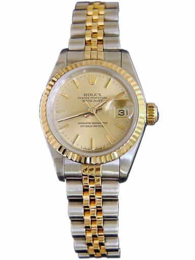 Ladies Rolex Two-Tone 18K/SS Datejust Champagne  69173 (SKU 9736931MT)