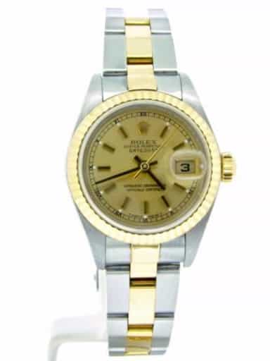 Ladies Rolex Two-Tone 18K/SS Datejust Champagne  79173 (SKU K143064MT)