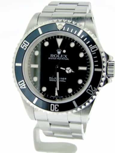 Mens Rolex Stainless Steel Submariner Black  14060 (SKU S247995BCMT)