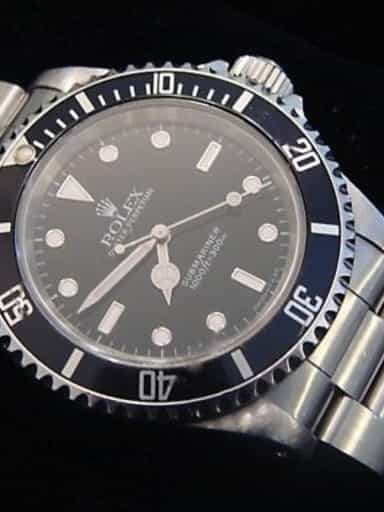 Mens Rolex Stainless Steel Submariner Black  14060 (SKU 5121111NNBCMT)