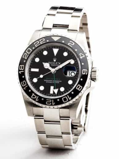 Mens Rolex GMT Master II Ref 116710 Stainless Steel With Black Ceramic (SKU 116710GMTNNMT)
