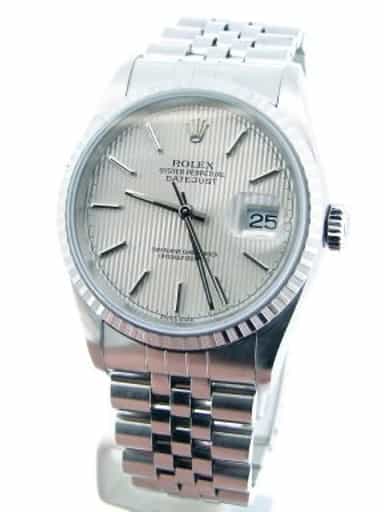 Mens Rolex Stainless Steel Datejust Silver 16220 (SKU A540330DMT)